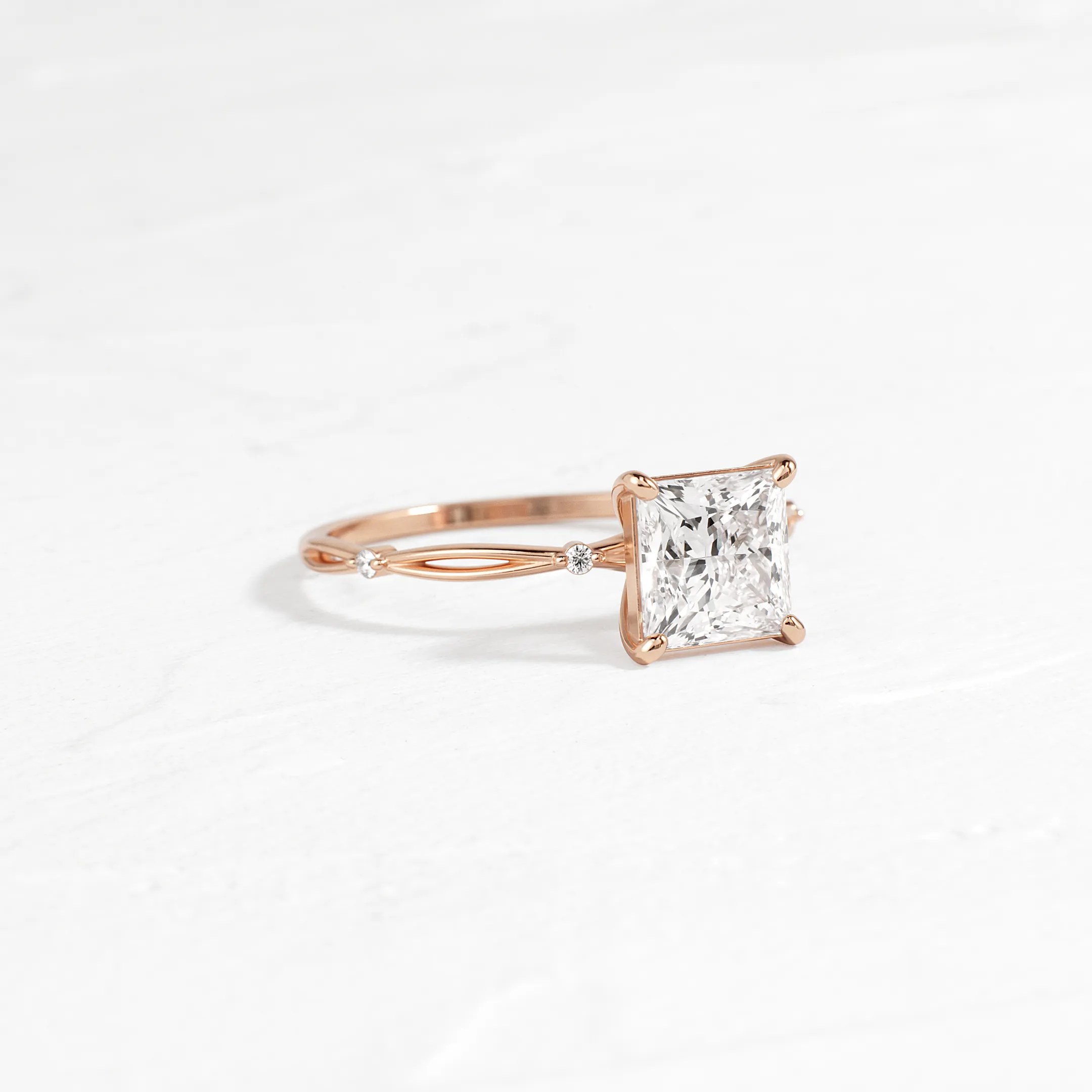 Hillside Ring, Princess Cut