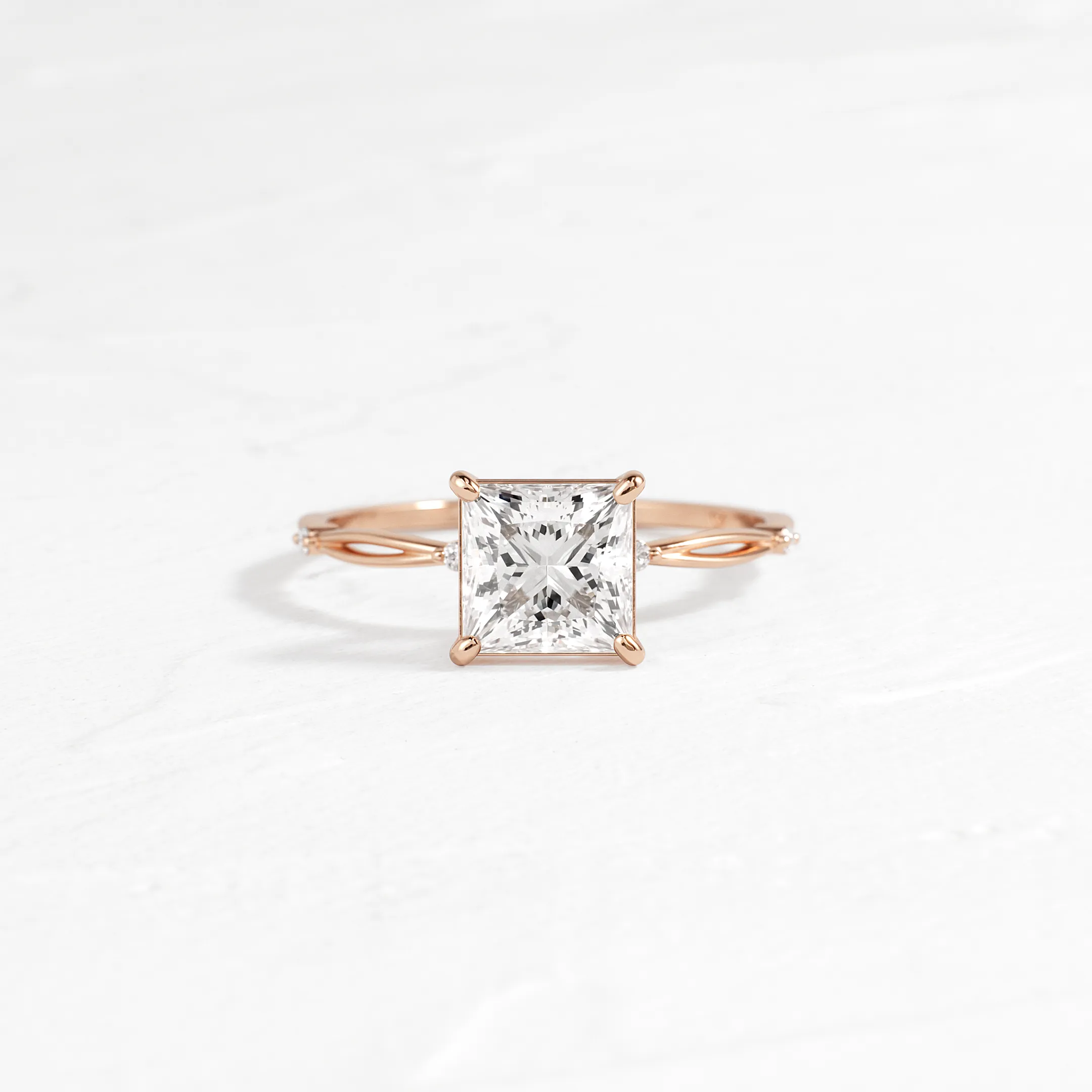 Hillside Ring, Princess Cut