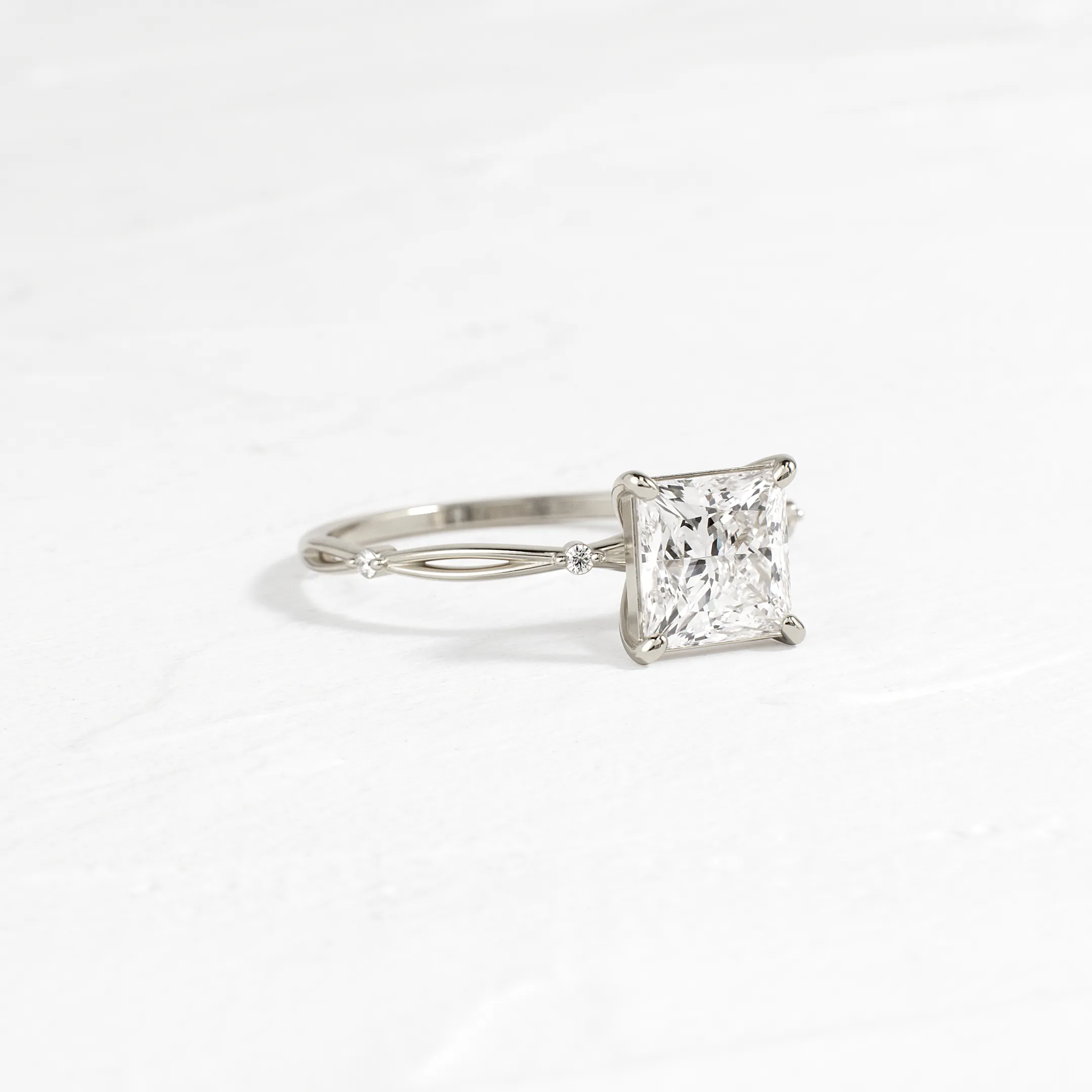 Hillside Ring, Princess Cut