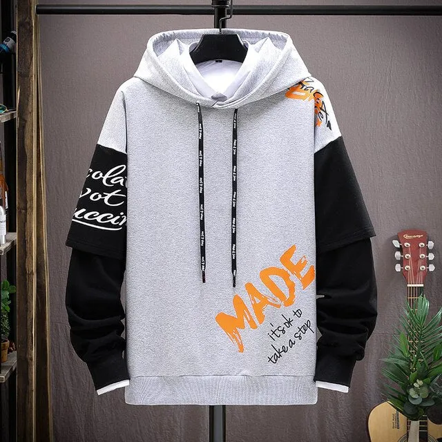 Hoodies Teenagers spring and autumn with fleece boys suit coat junior high school student sports trend big handsome boy clothing