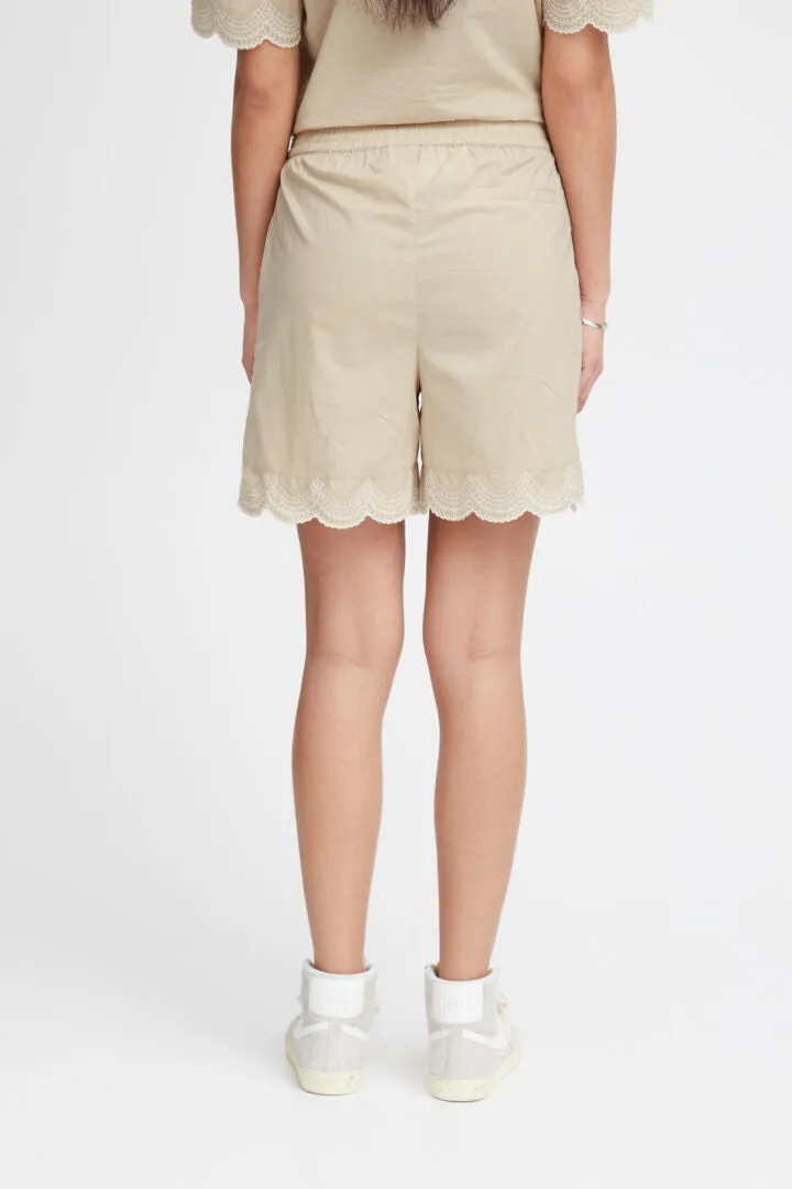 Ichi Saidi Shorts-Oxford Tan-20121490