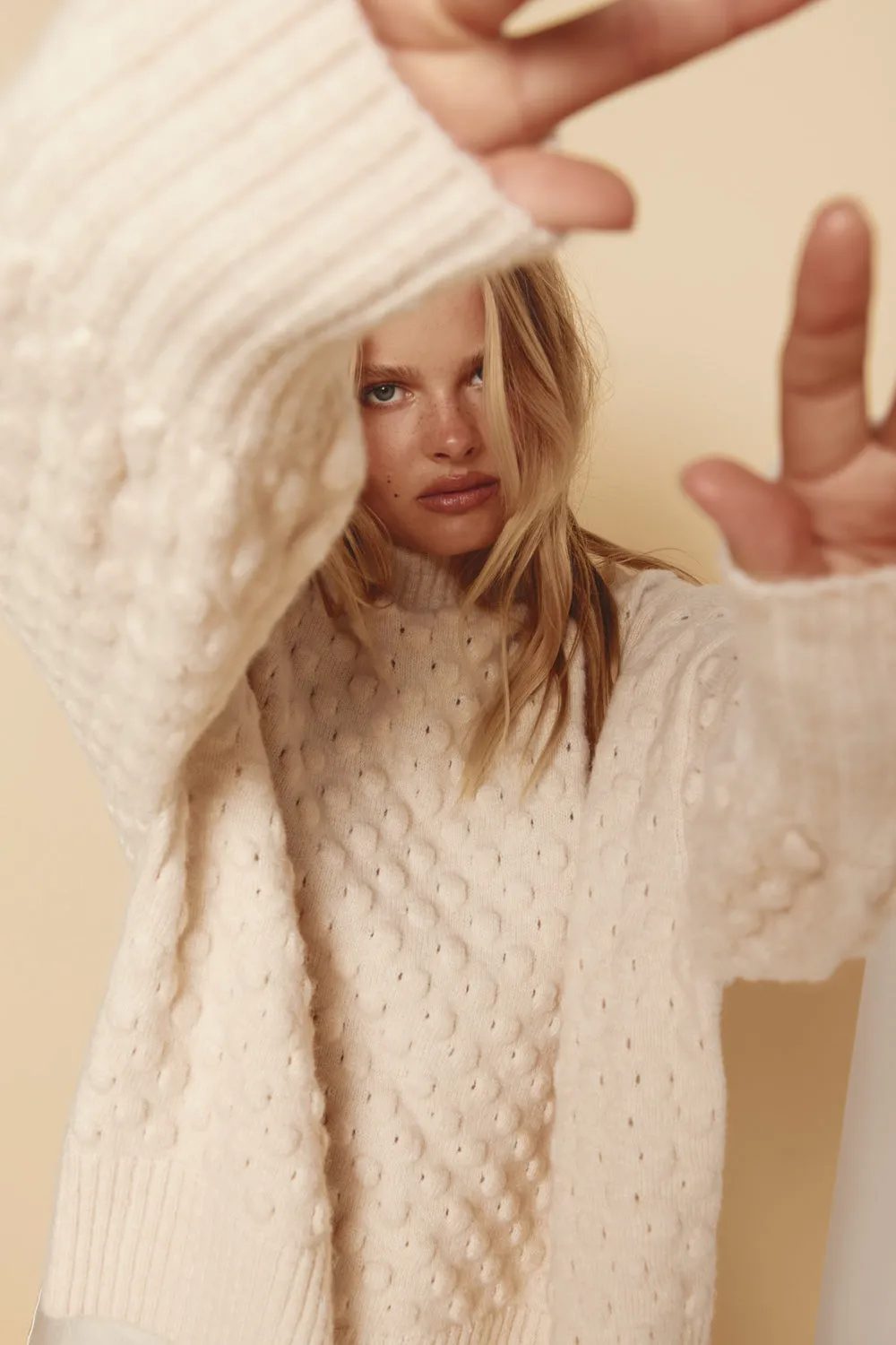 Ivory Knit Jumper Natural