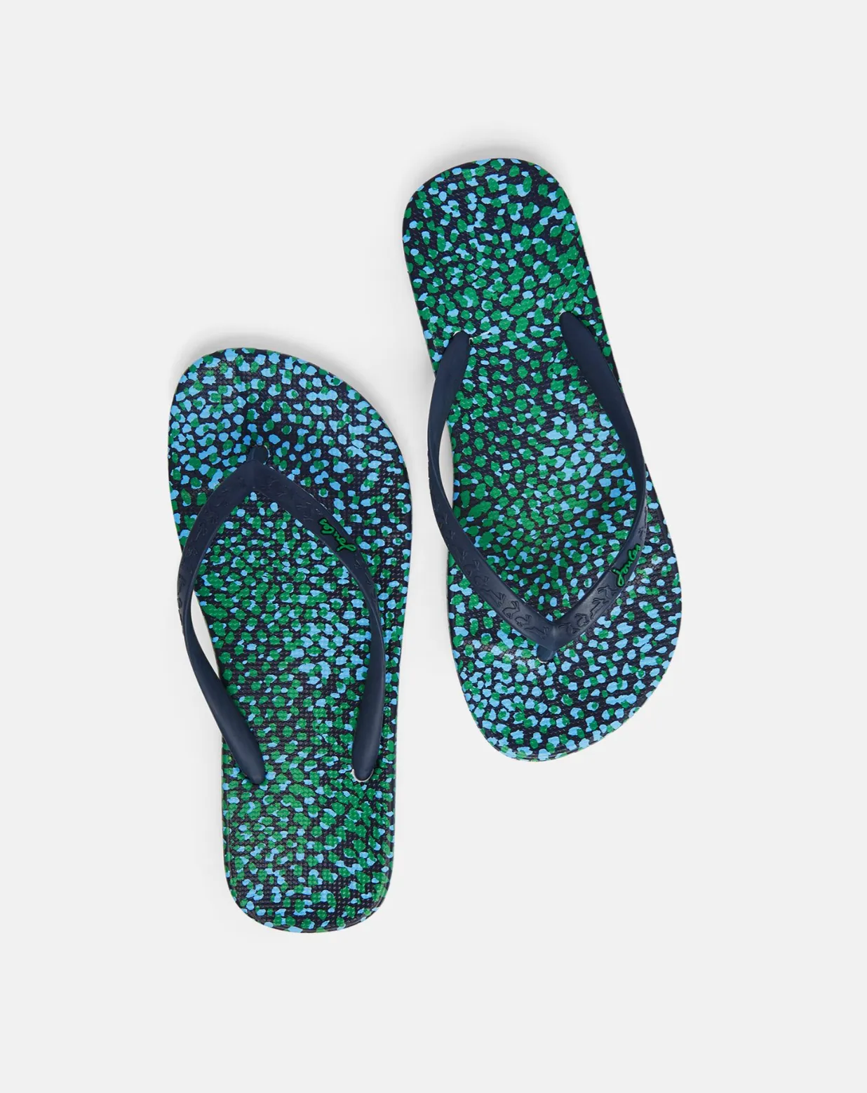 Joules Printed Rubber Flip Flops