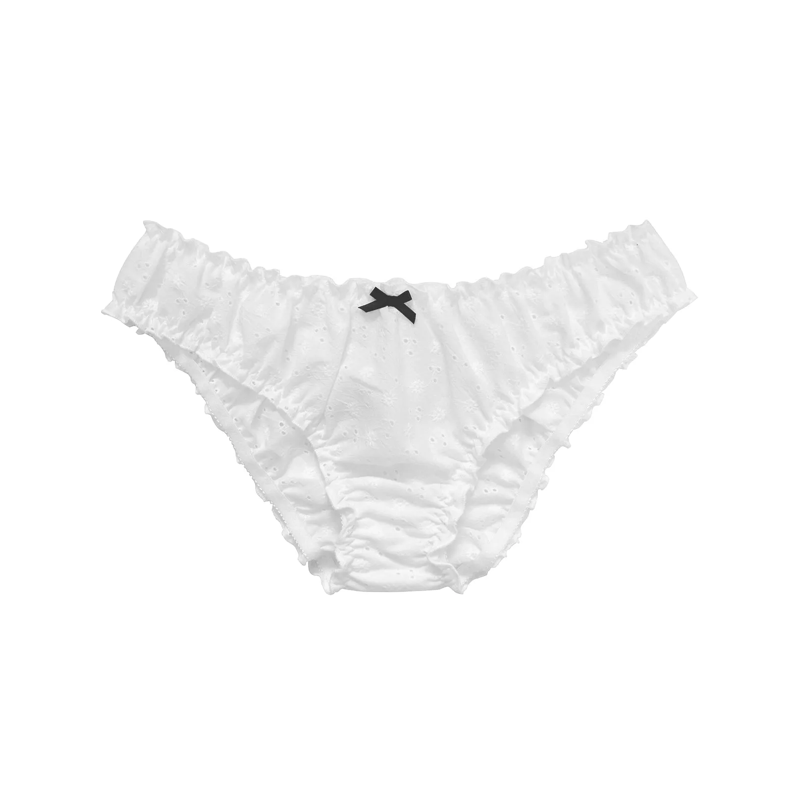 Judith Knickers White Broderie Anglaise