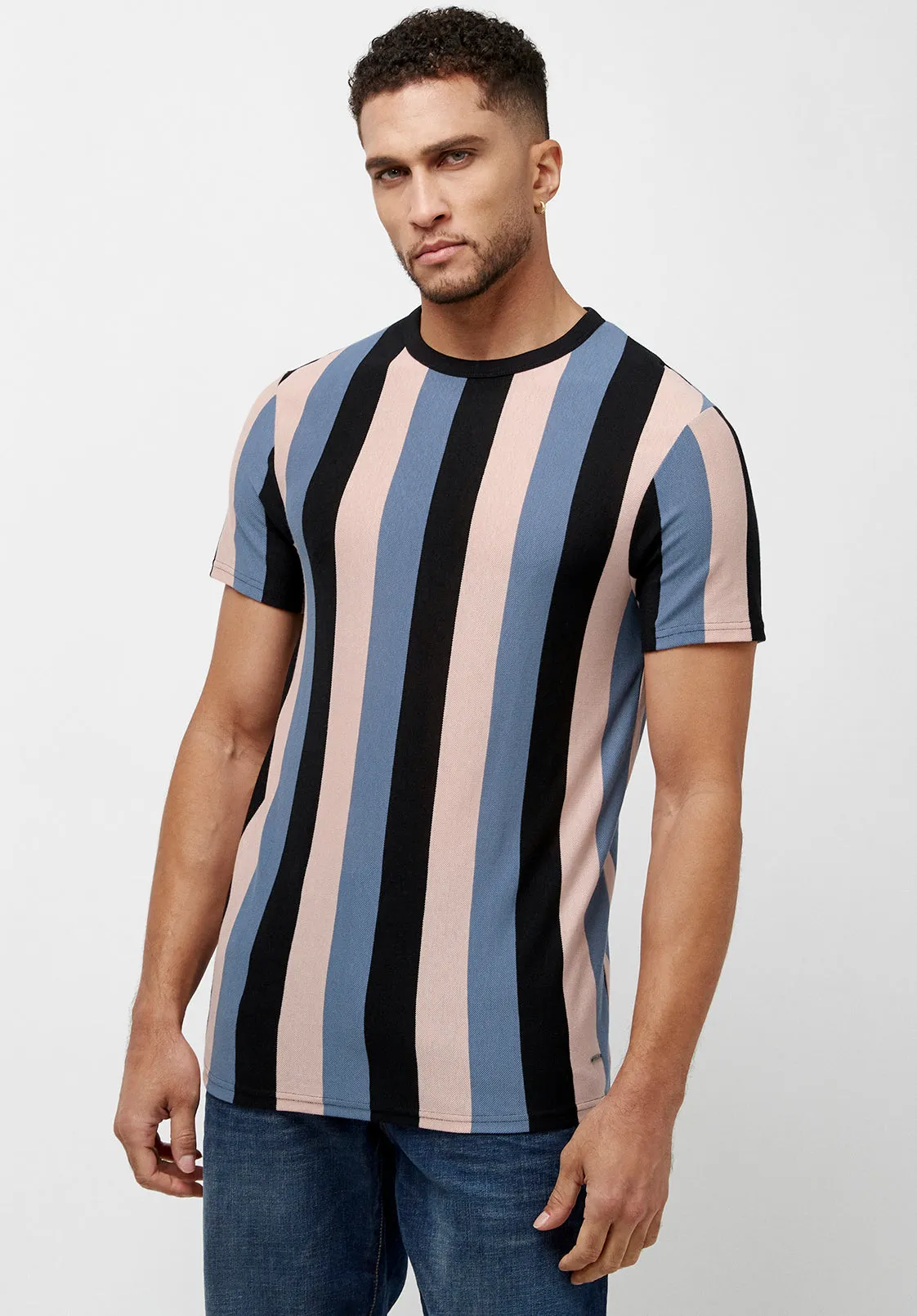 Kamand Ref Stripe Pique T-Shirt - BM23921