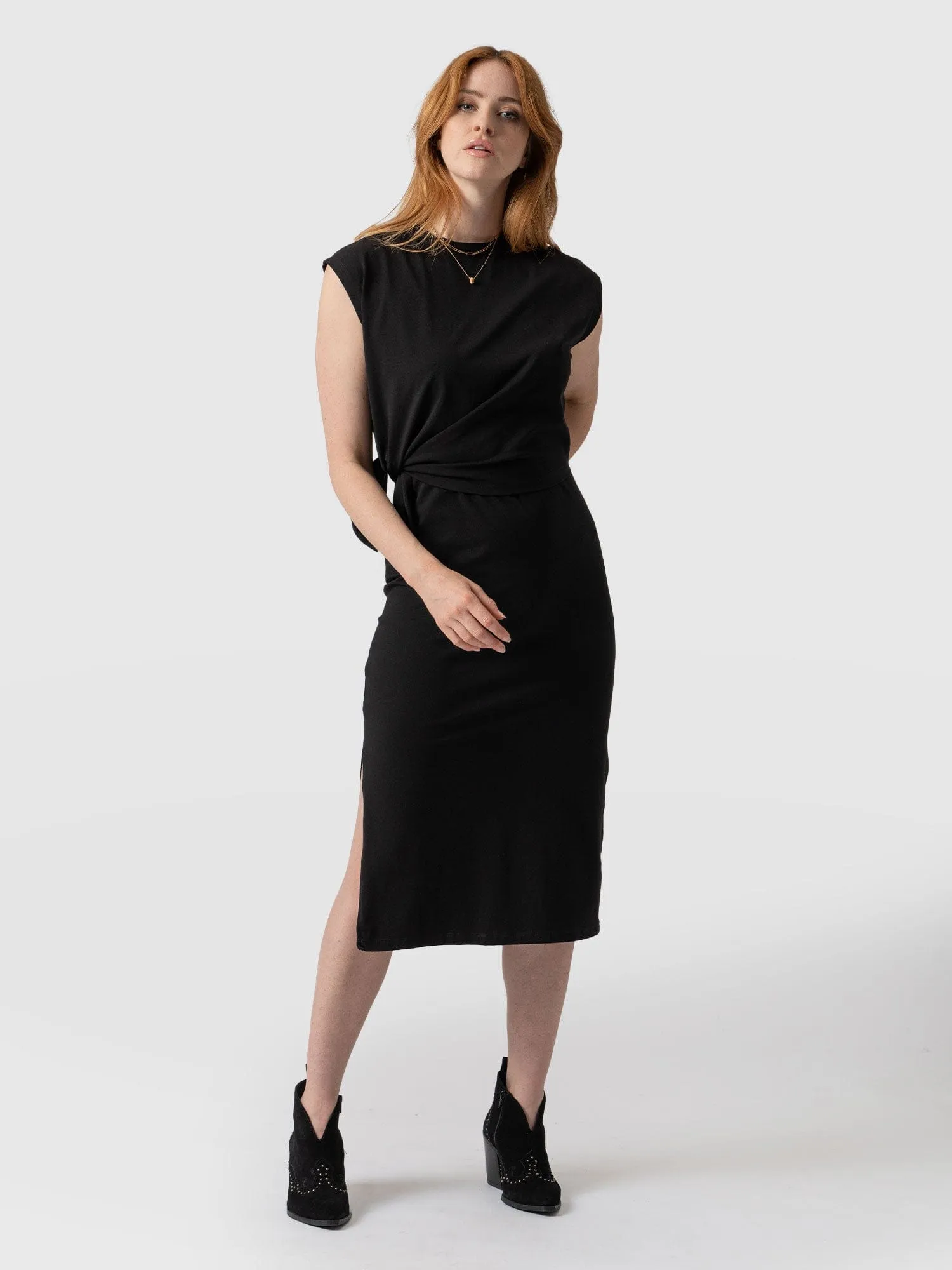 Kensal Knot Dress - Black