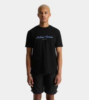 Keyline Script T-Shirt | Black AHTA231-10