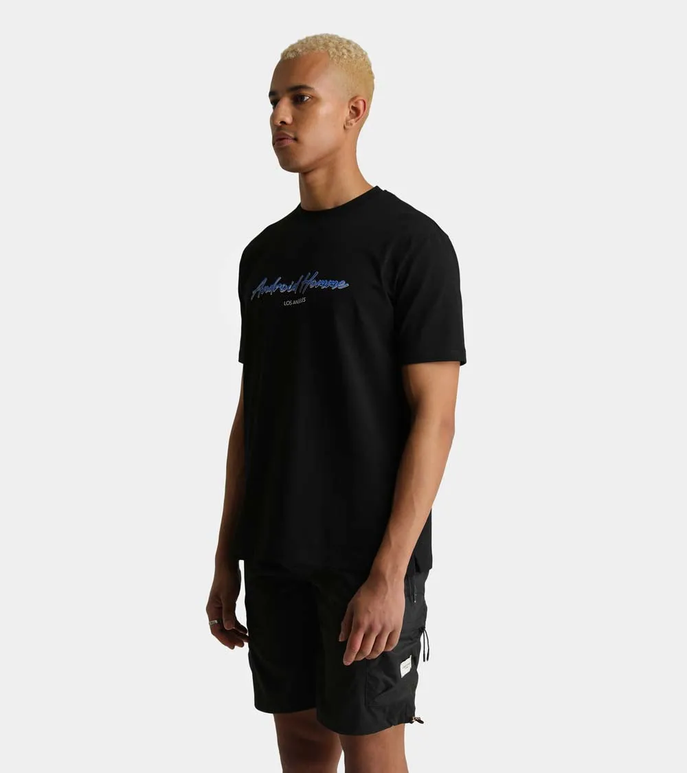 Keyline Script T-Shirt | Black AHTA231-10