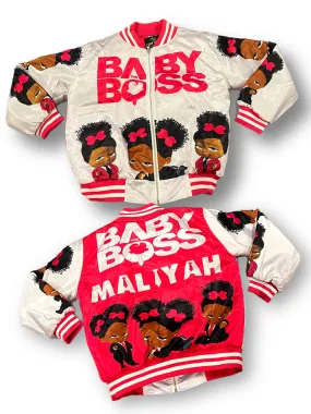 Kids Girl Boss baby Bomber