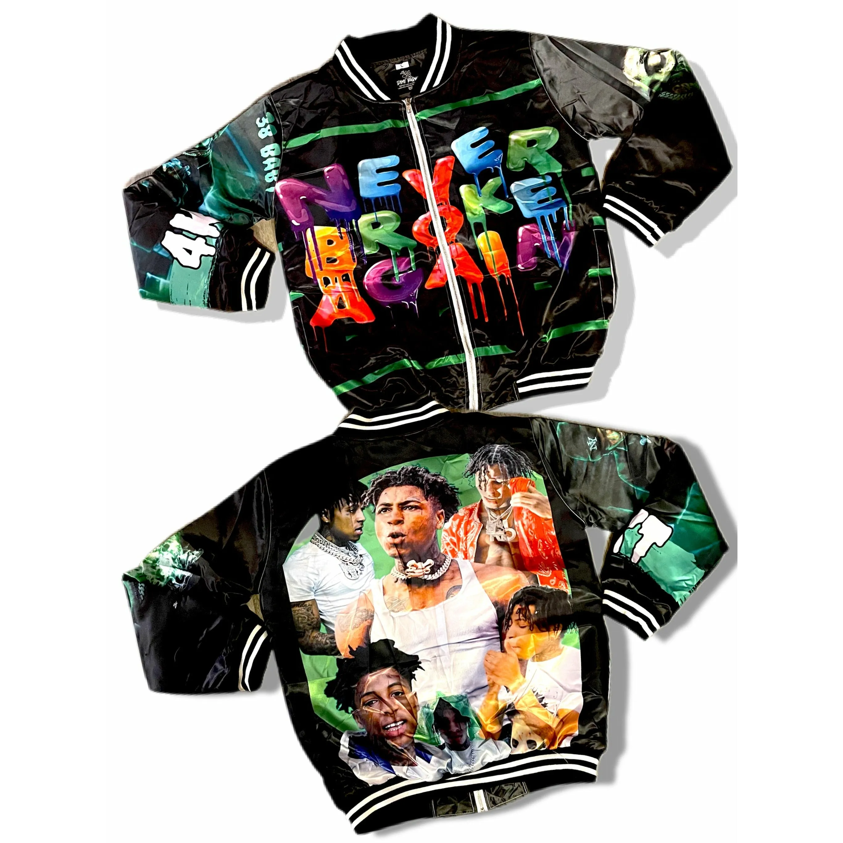 Kids Green NBA Youngboy Bomber