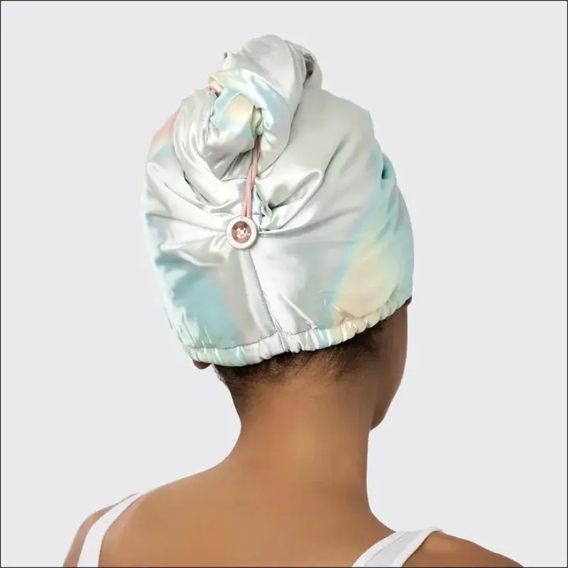 KITSCH | Satin-Wrapped Hair Towel - Aura