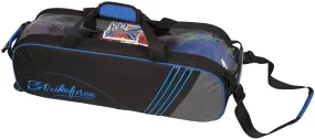 KR Strikeforce LR3 Slim Triple Tote Bowling Bag Black/Grey/Royal