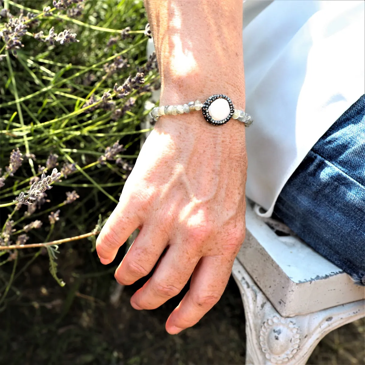 Labradorite Crystal Bracelet for a Positive Change in Your Life