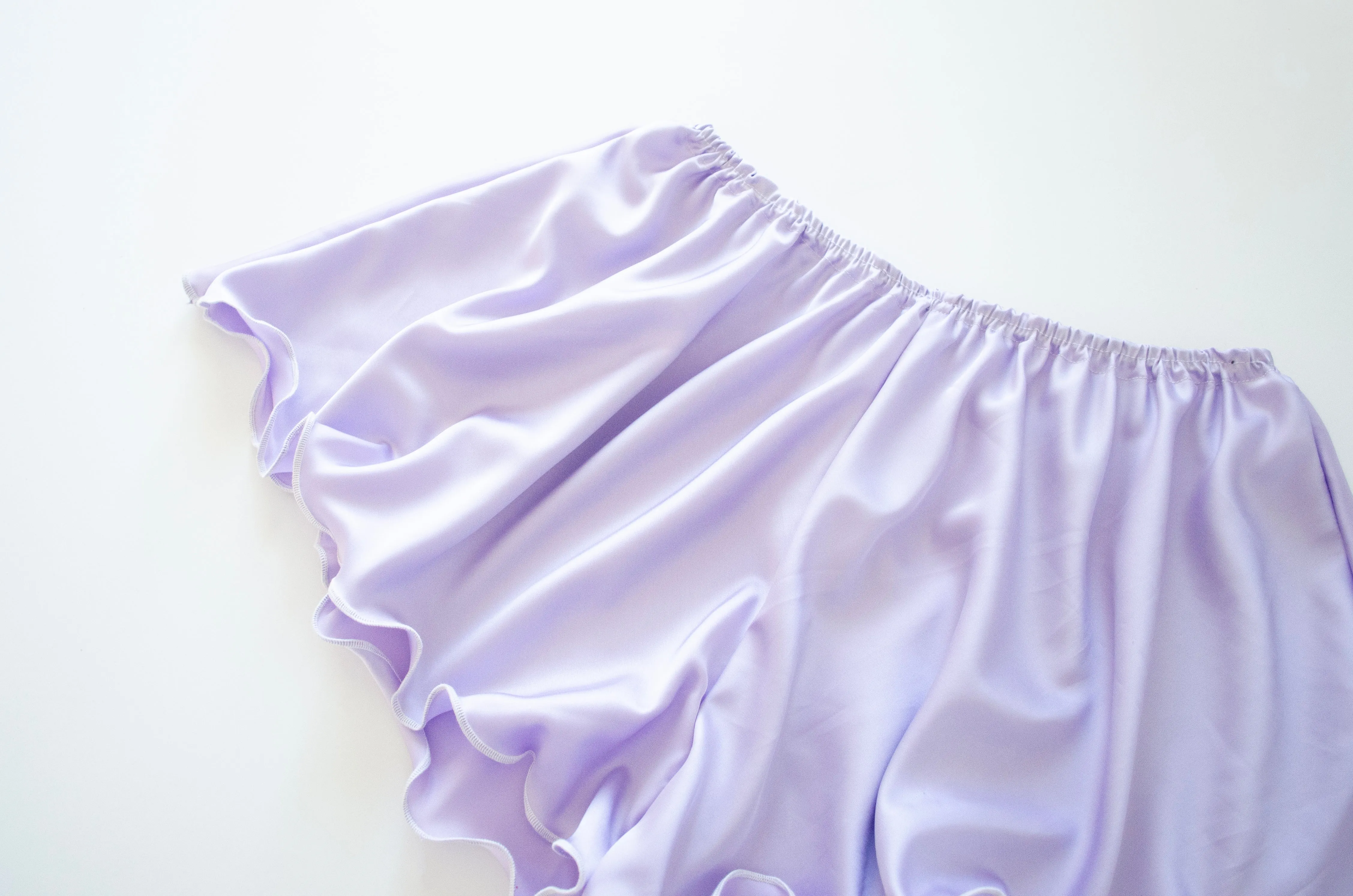 Lavender Satin Lounge Set