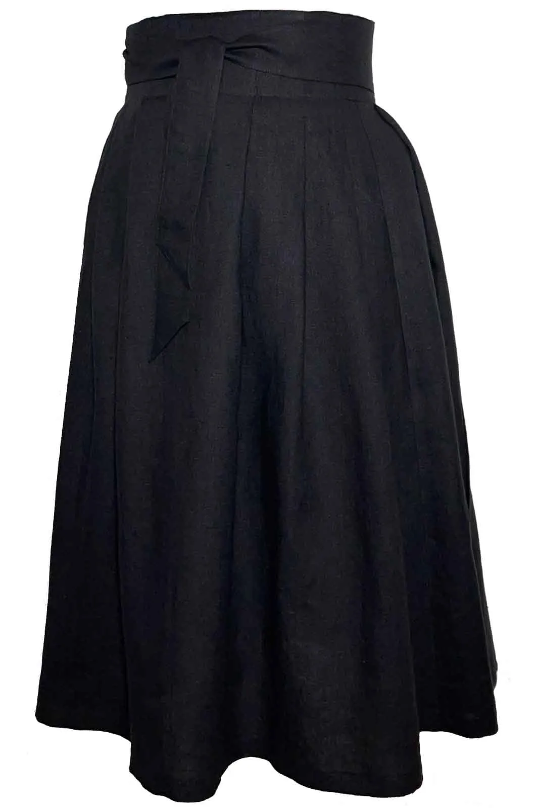 Layercake Linen Wrap Skirt