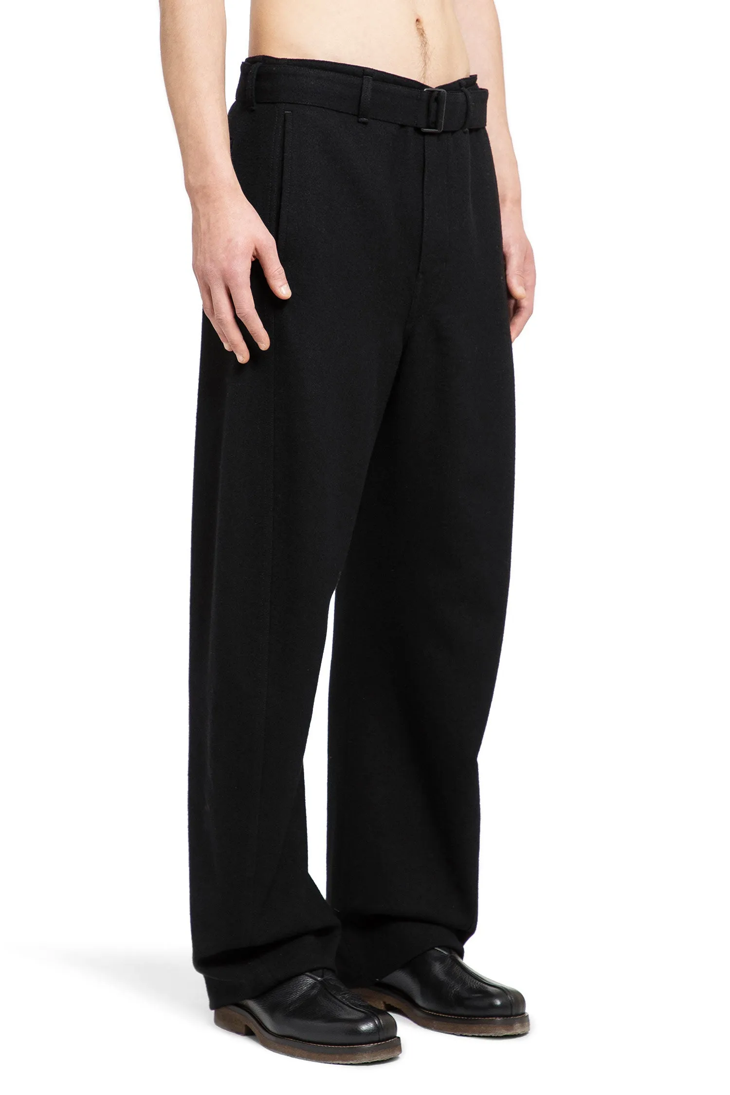 LEMAIRE MAN BLACK TROUSERS