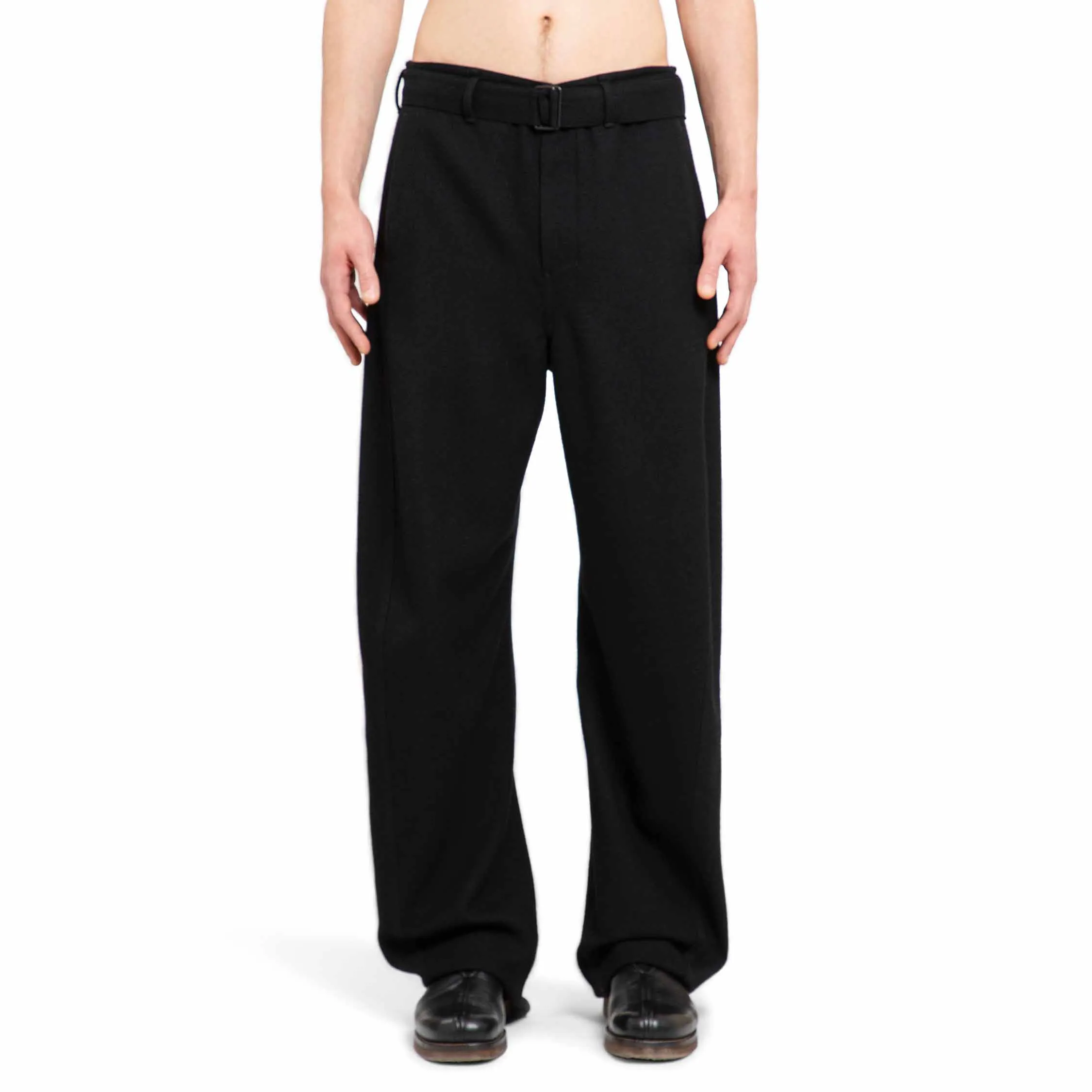 LEMAIRE MAN BLACK TROUSERS