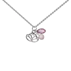 Lotus | Cluster Necklace | Sterling Silver