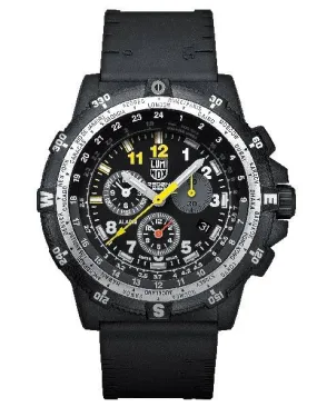 Luminox Mens Recon Team Leader Chrono - Black Strap - Date - Grey Strap