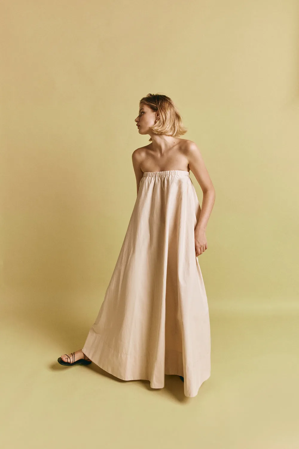 Maia Maxi Dress Nude