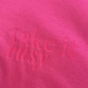 Market Live Preorder: Take It Easy Hot Pink CC Tee by Southern Bliss (Ships in 2-3 Weeks)