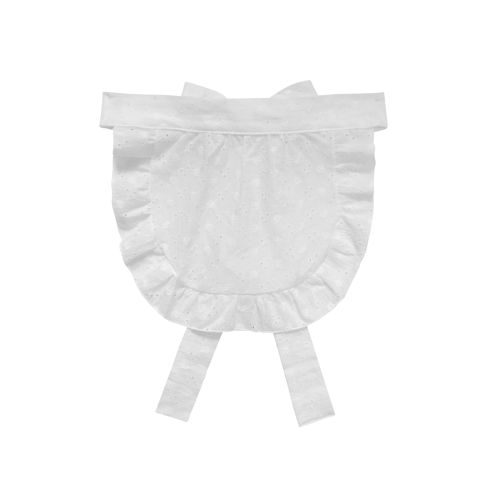 Martine Apron White Broderie Anglaise