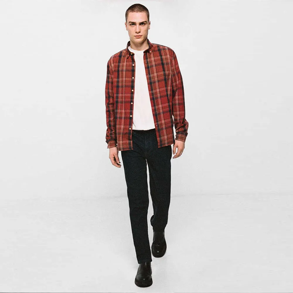 Men Premium Quality Long Sleeve Slim Fit Checked Casual Shirt