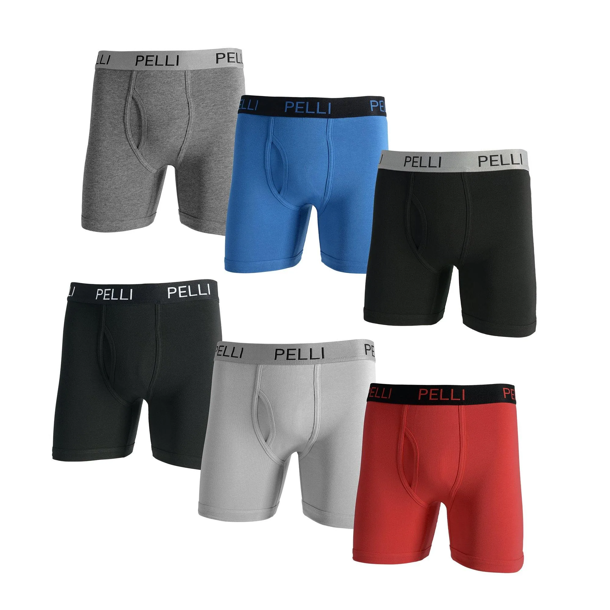 Men's Cotton Modal Stretch Boxer Brief 6-pack