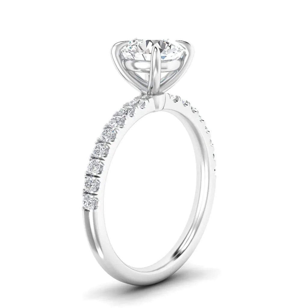 Millie - 18ct White Gold - Round