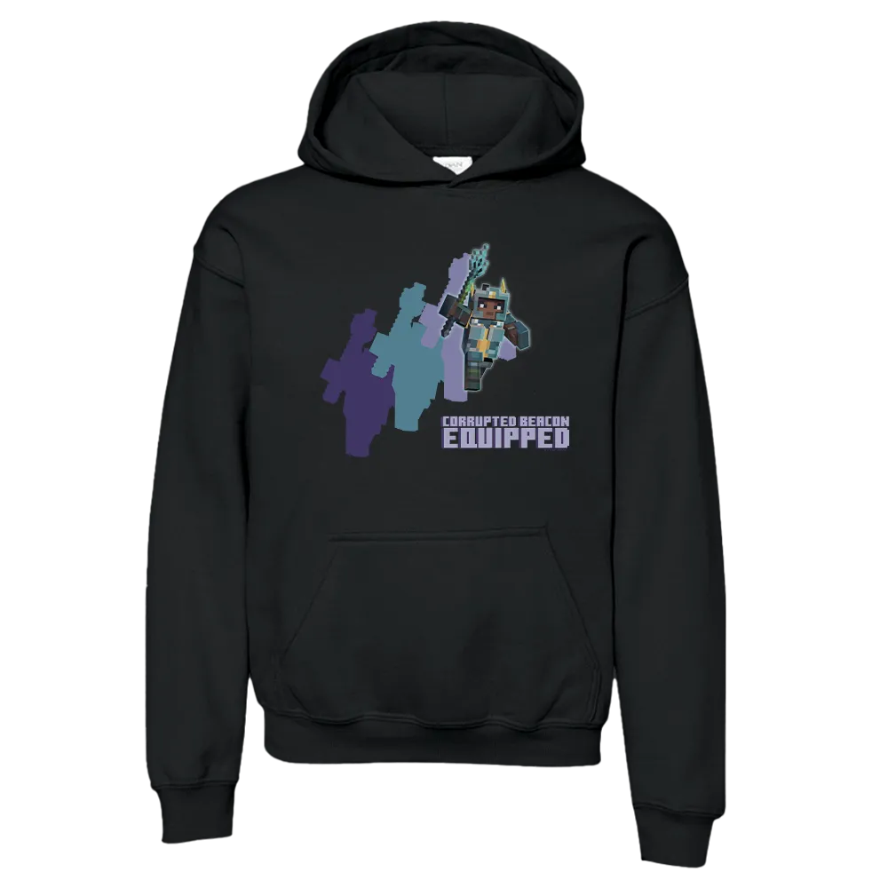 Minecraft Dungeons Corrupted Beacon Equipped Kids Hoodie