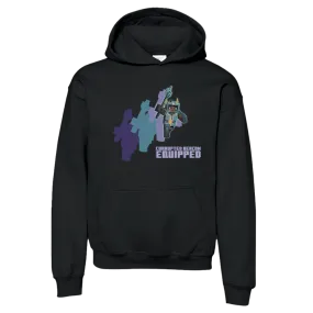 Minecraft Dungeons Corrupted Beacon Equipped Kids Hoodie