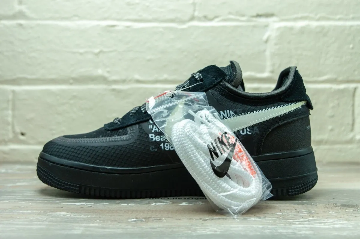 Nike Off White Air Force 1 Low Black AO4606 001