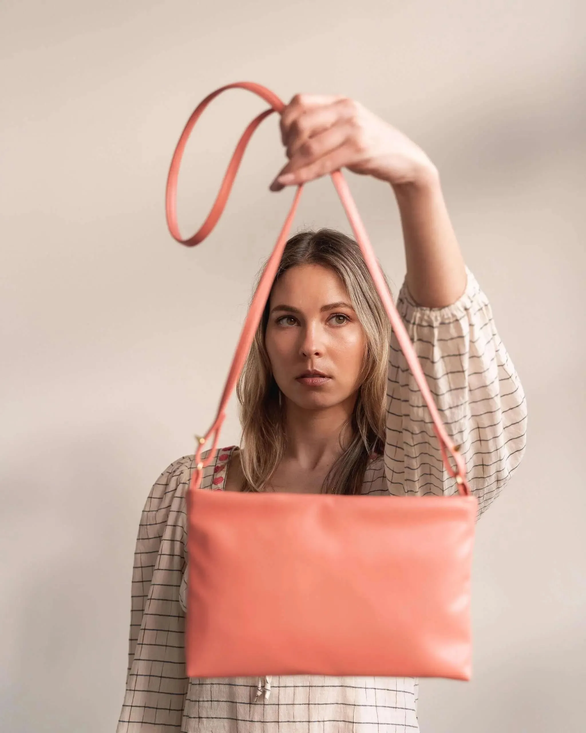 Paz - Apple Leather Crossbody Vegan Bag