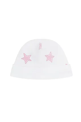 Pink Stars Print Hat