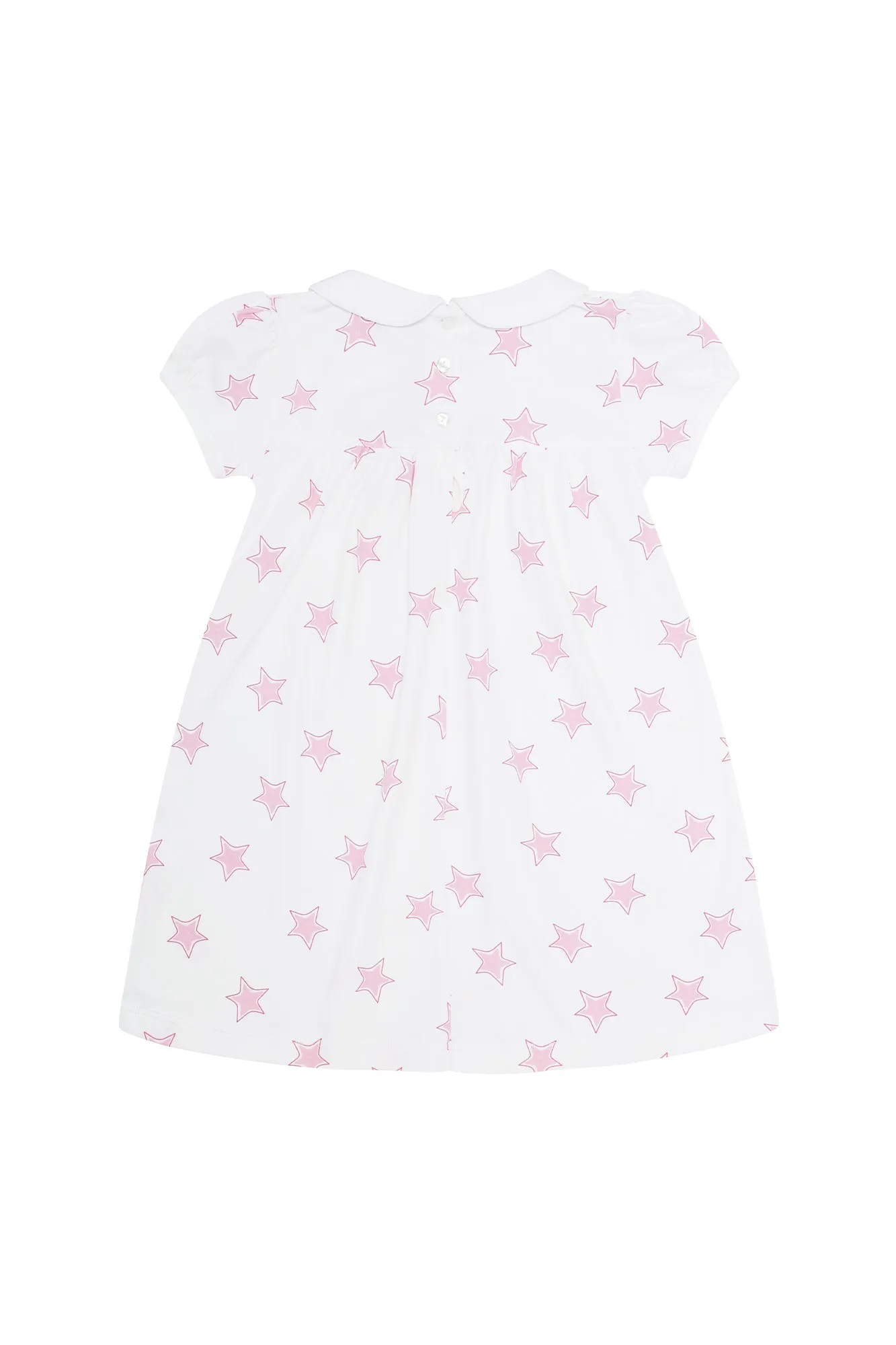 Pink Stars Print Playtime Dress