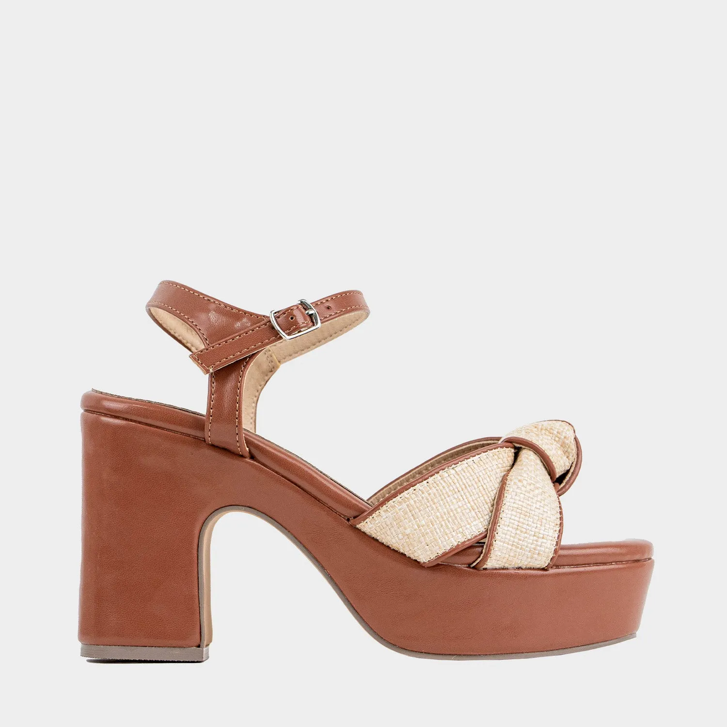 Posie Chunky Heel Sa Plataforma Casual Para Mujer