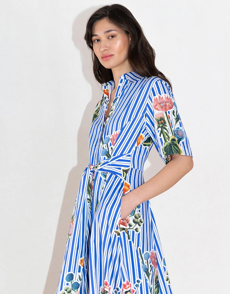 Posie Cotton Maxi Dress - California Garden