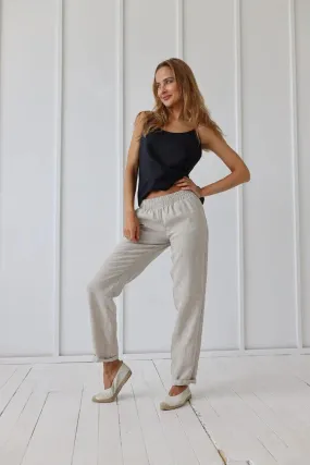 PRE-ORDER Loose Linen Pants by Odalux