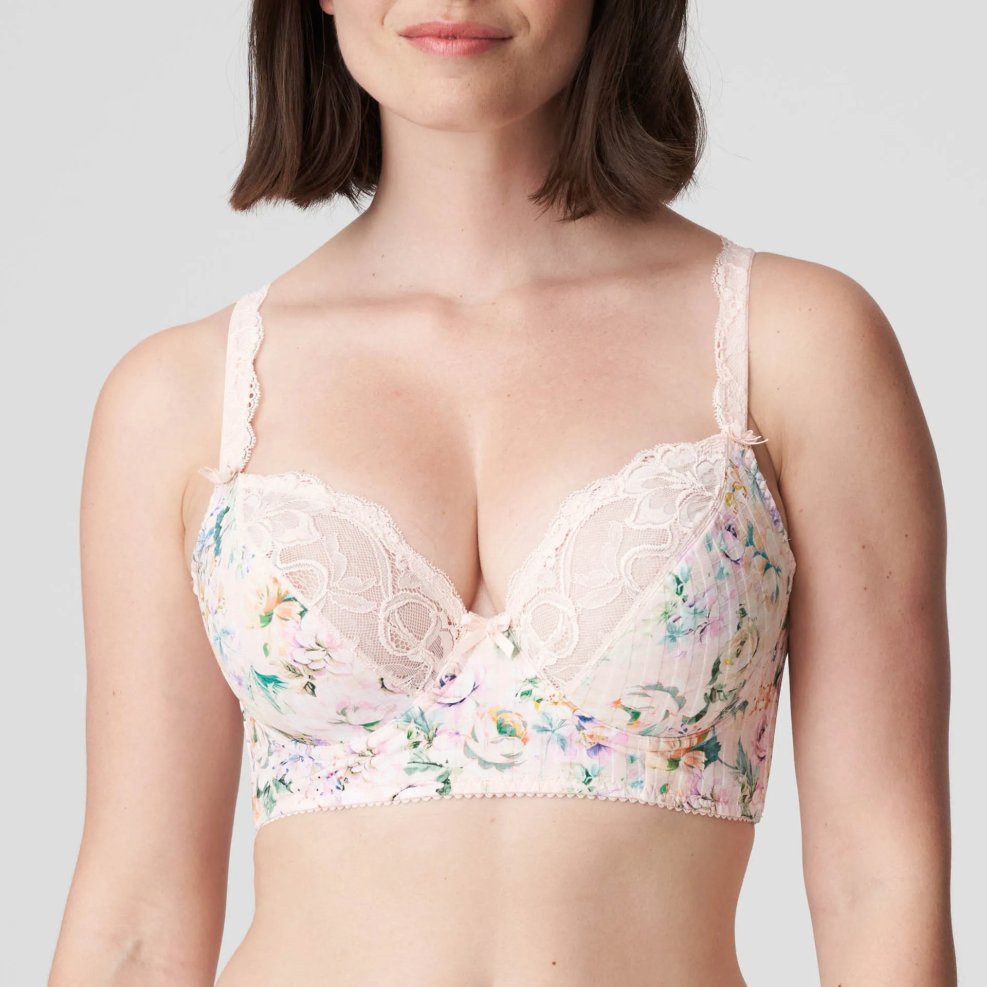 Prima Donna Deep Plunge Balcony Bra - Madison - Pink Diamond