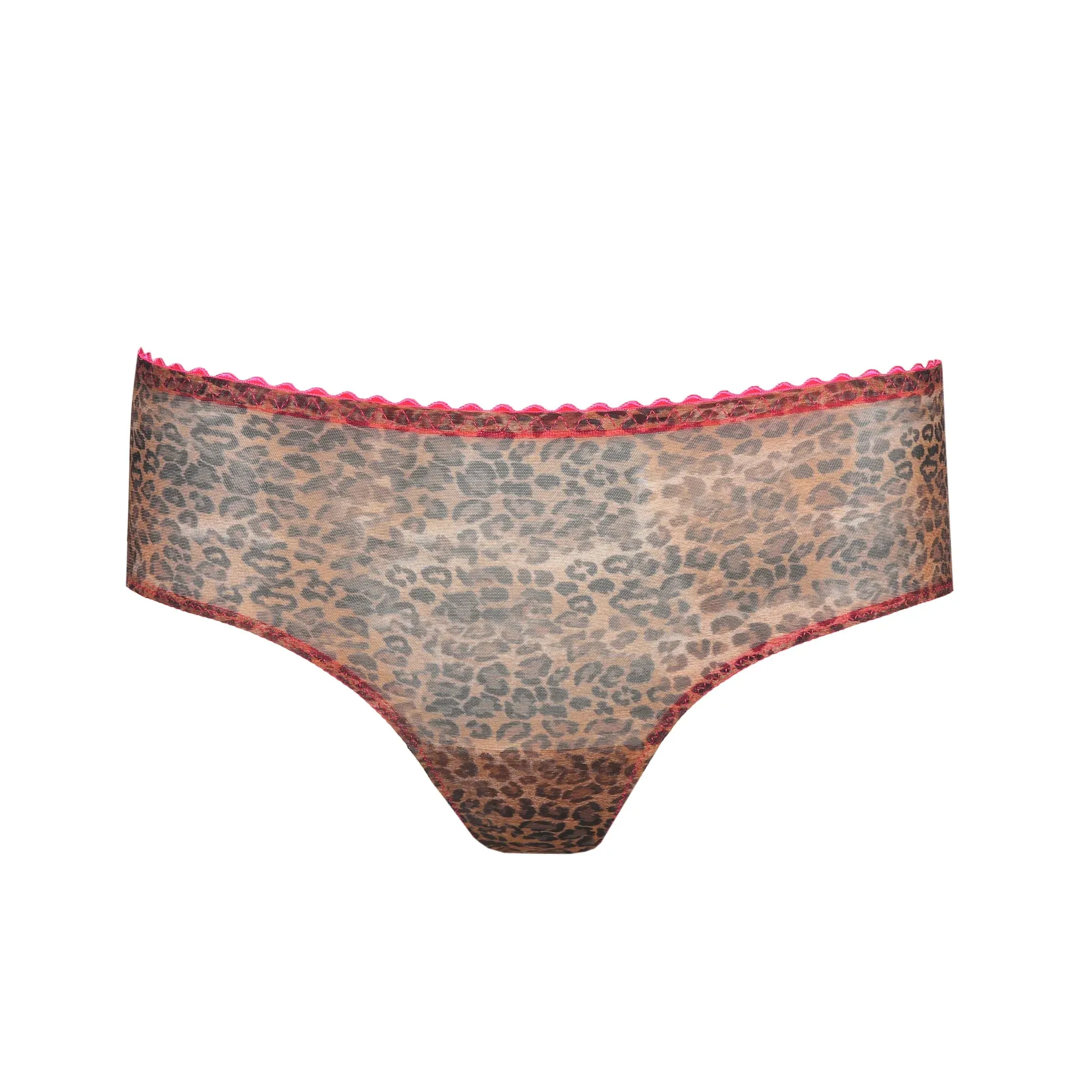 Prima Donna Twist Hot Pants - Cafe Plum-Cheetah