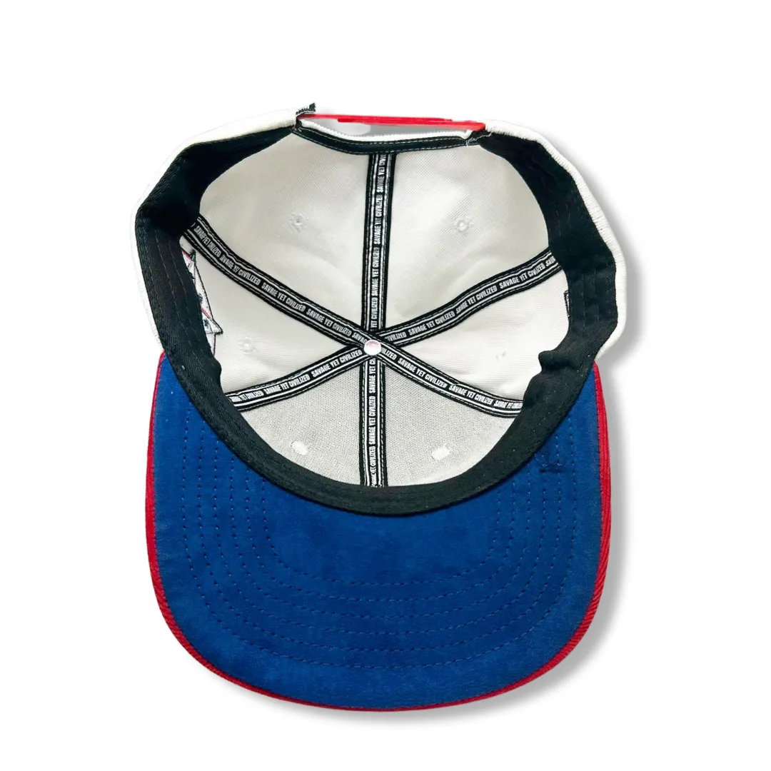 Puerto Rico (white & Red) Hat