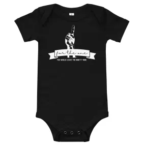 "For the One" onesie