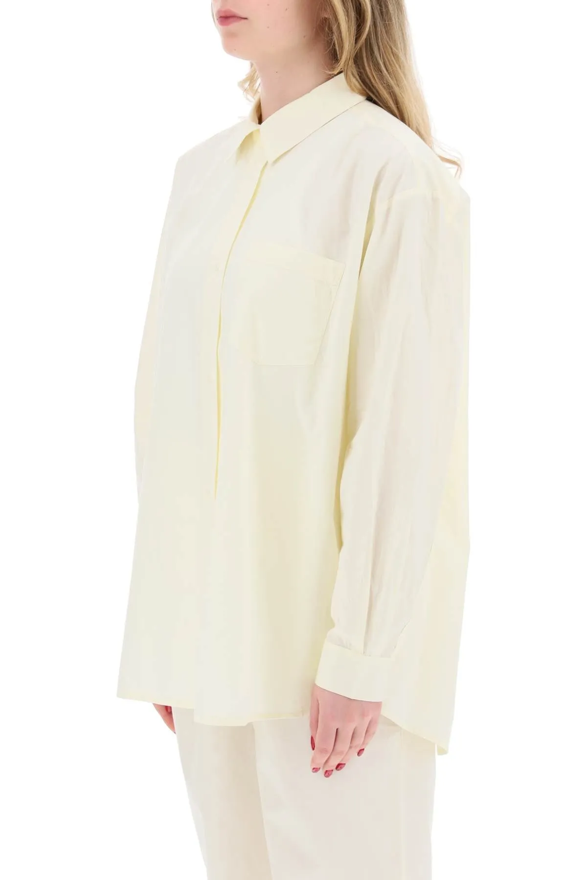 "oversized organic cotton edgar shirt