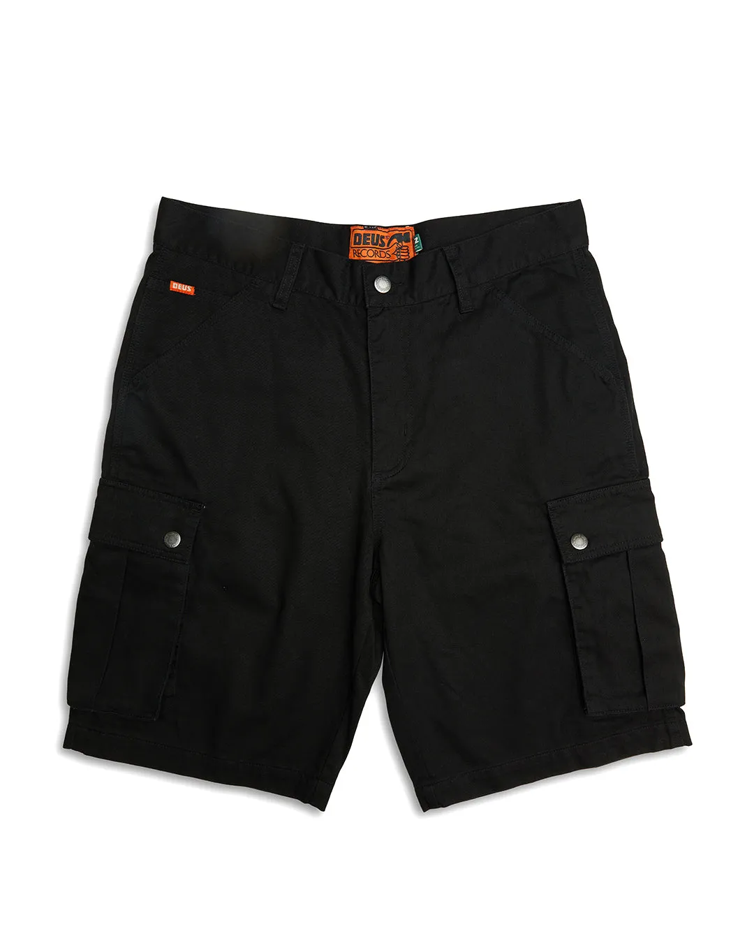 RECORDS CARGO SHORT - BLACK