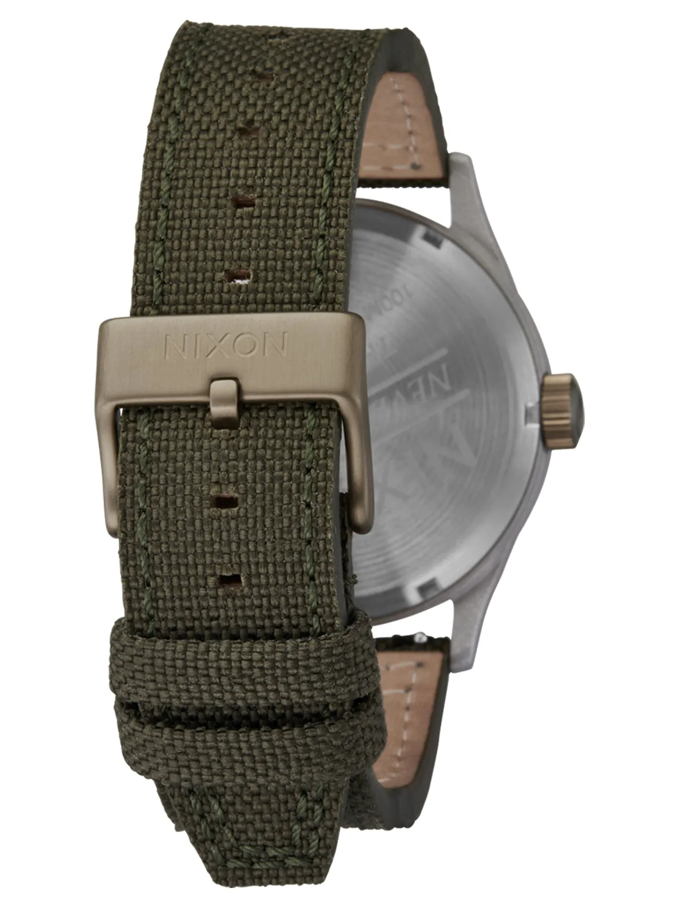 Sentry Nylon Silver/Light Brown/Asphalt Watch