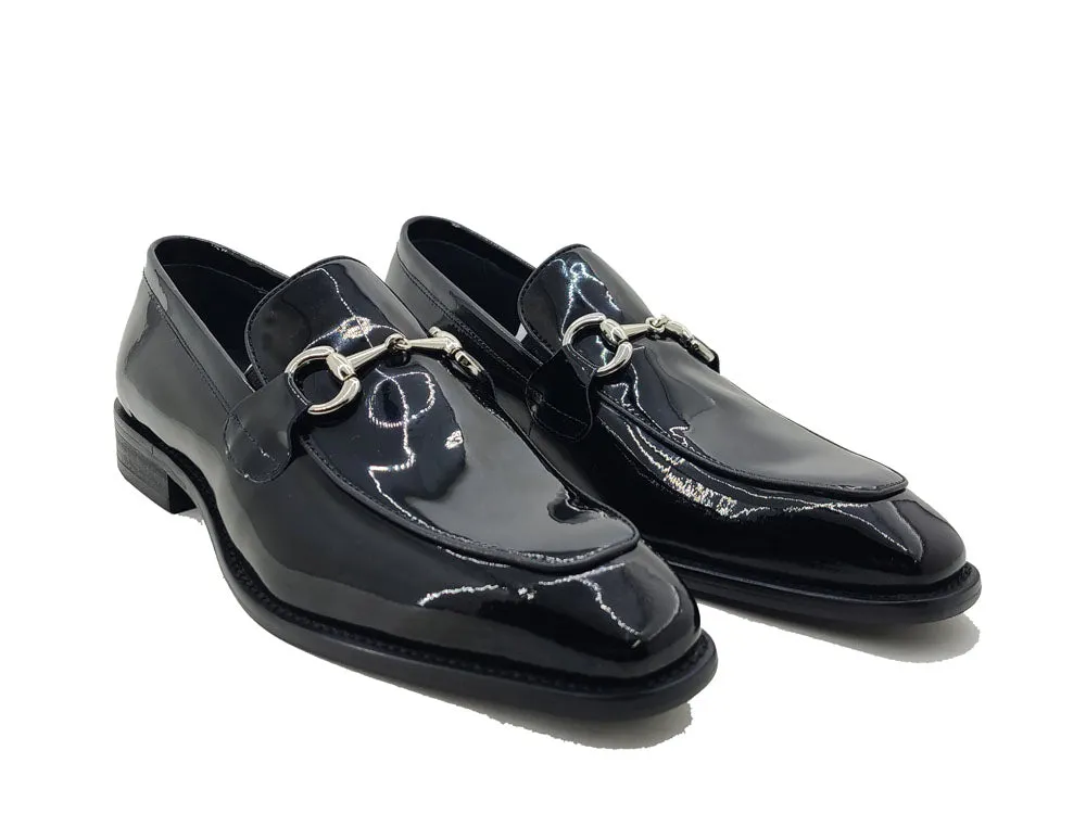 Signature Horse Bit Patent Leather Loafer