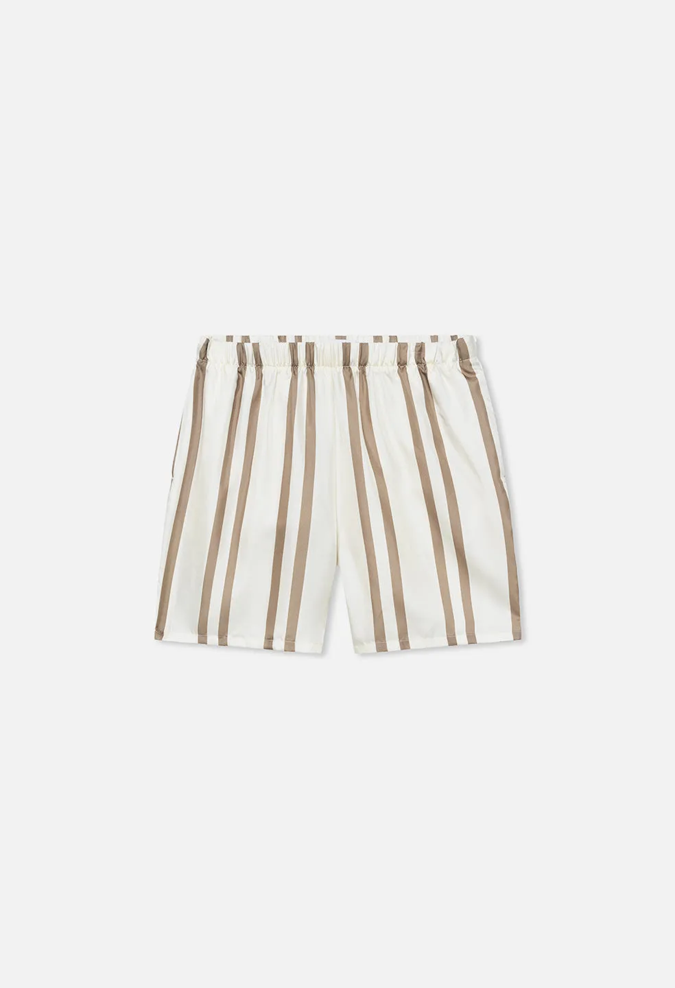 Silk Short / Bark X Salt Stripe