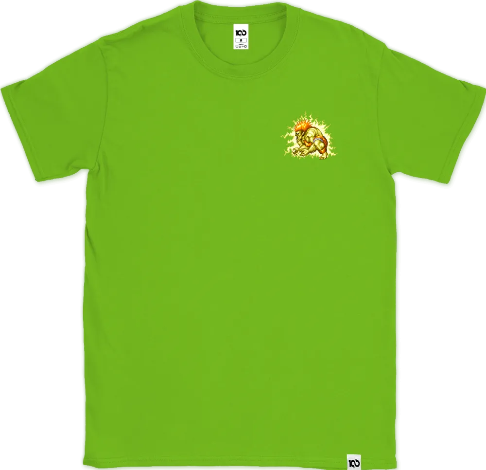 STREET FIGHTER 'Electrifying' t-shirt - Green