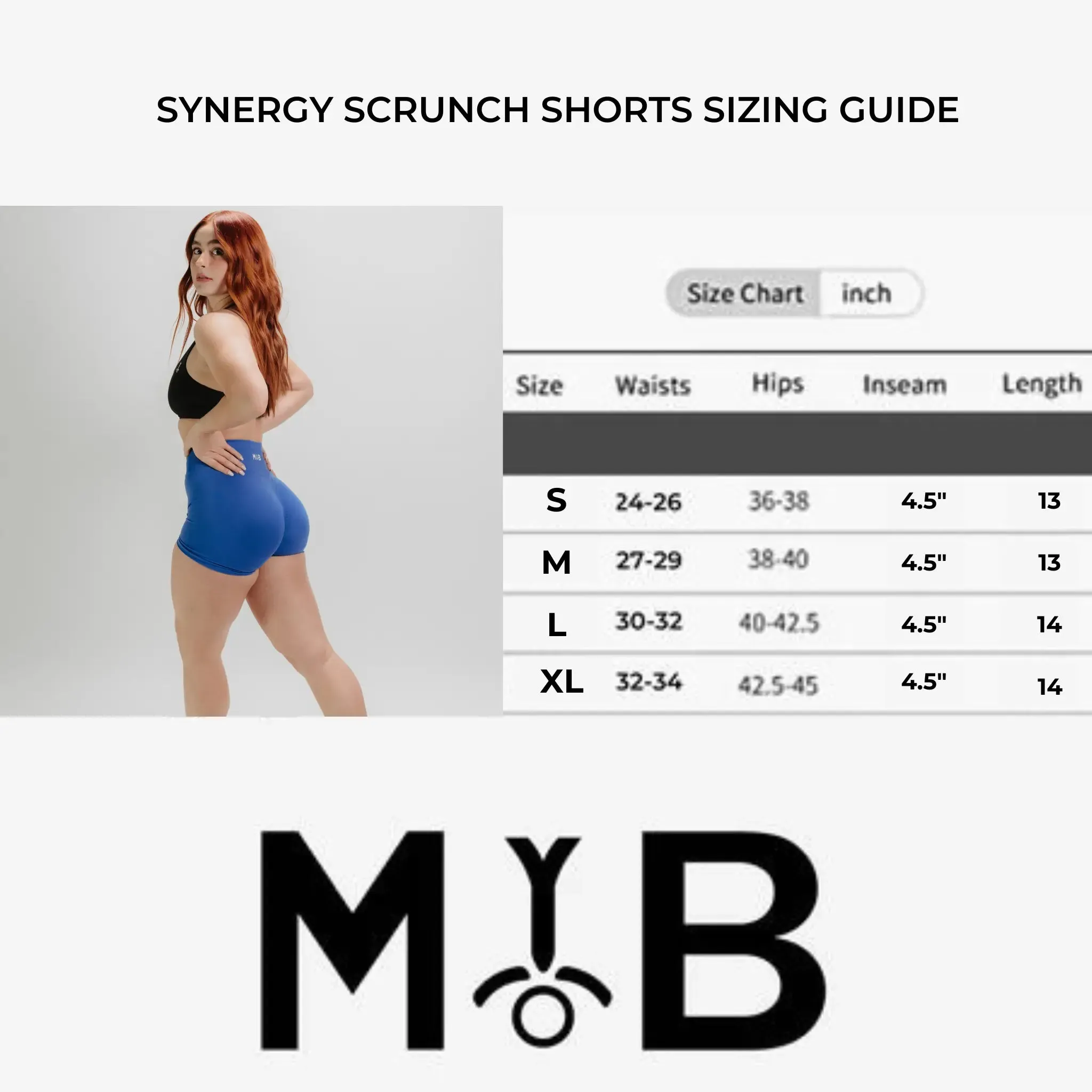 SYNERGY SCRUNCH SHORTS 4.5"