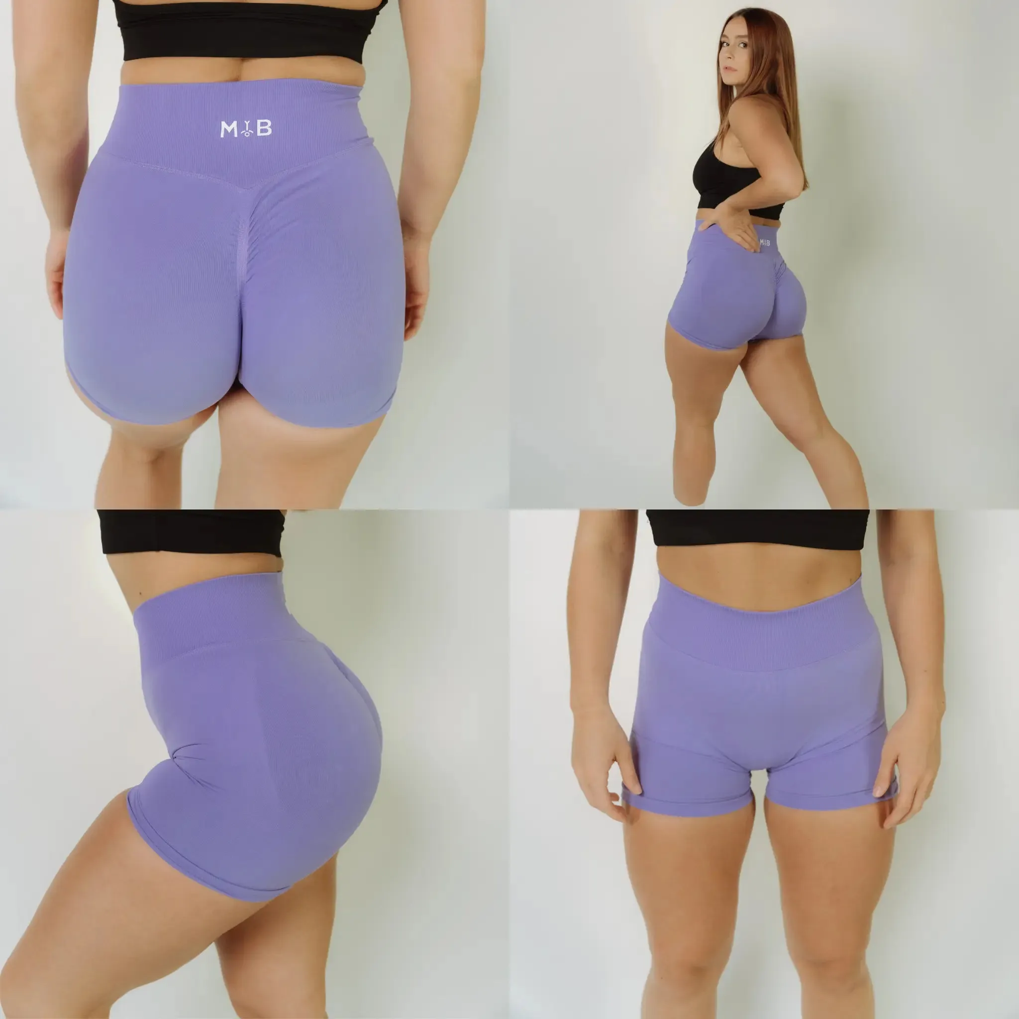 SYNERGY SCRUNCH SHORTS 4.5"